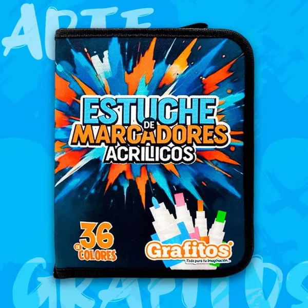 Estuche de Marcadores Acrílicos