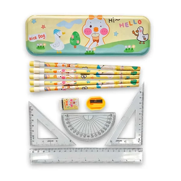Set Escolar Patitos: Diversión y Orden en Cada Trazo - Imagen 4