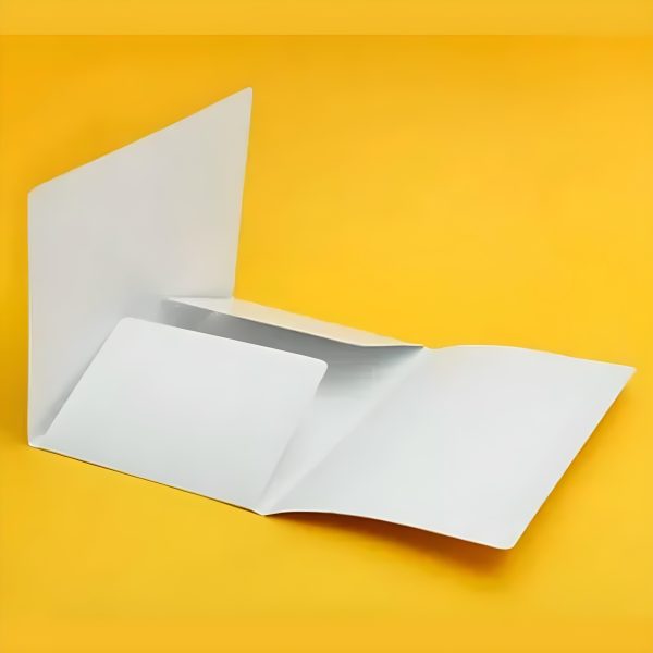 Carpeta 4 aletas blanca