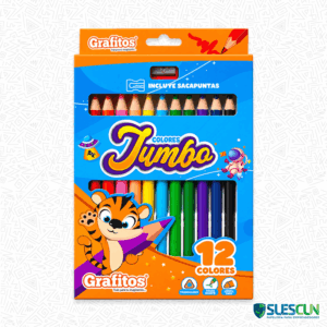 Colores Jumbo Grafitos Triangulares x12