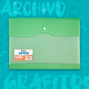 Sobre Plástico Oficio Grafitos