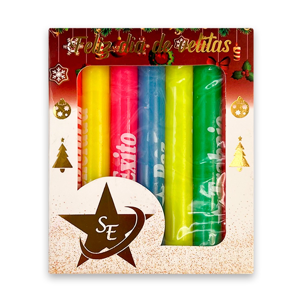 Caja De Velas Personalizadas x7 Unidades