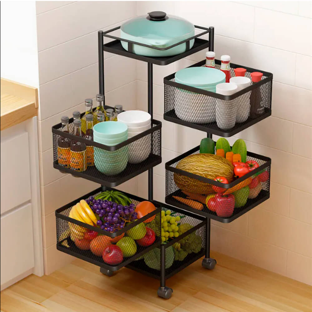 organizador metálico para cocina