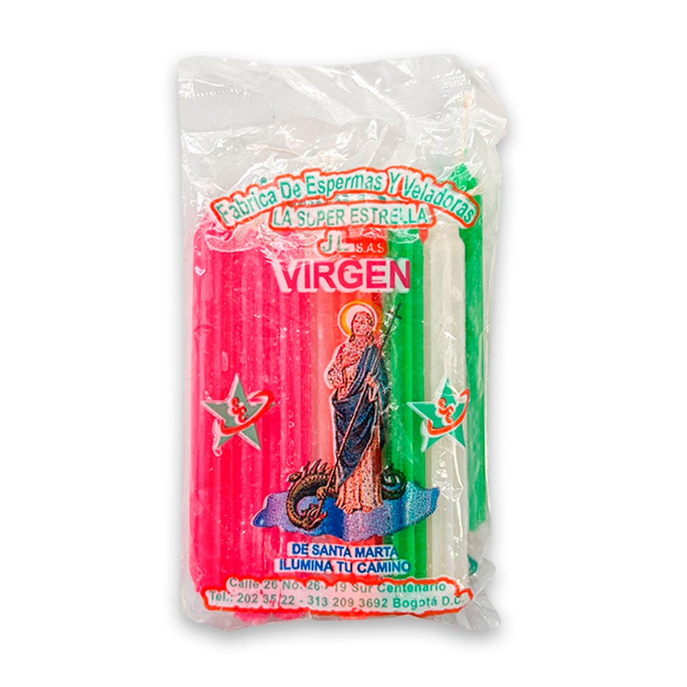 Vela De 10cm Caja x30 Unidades