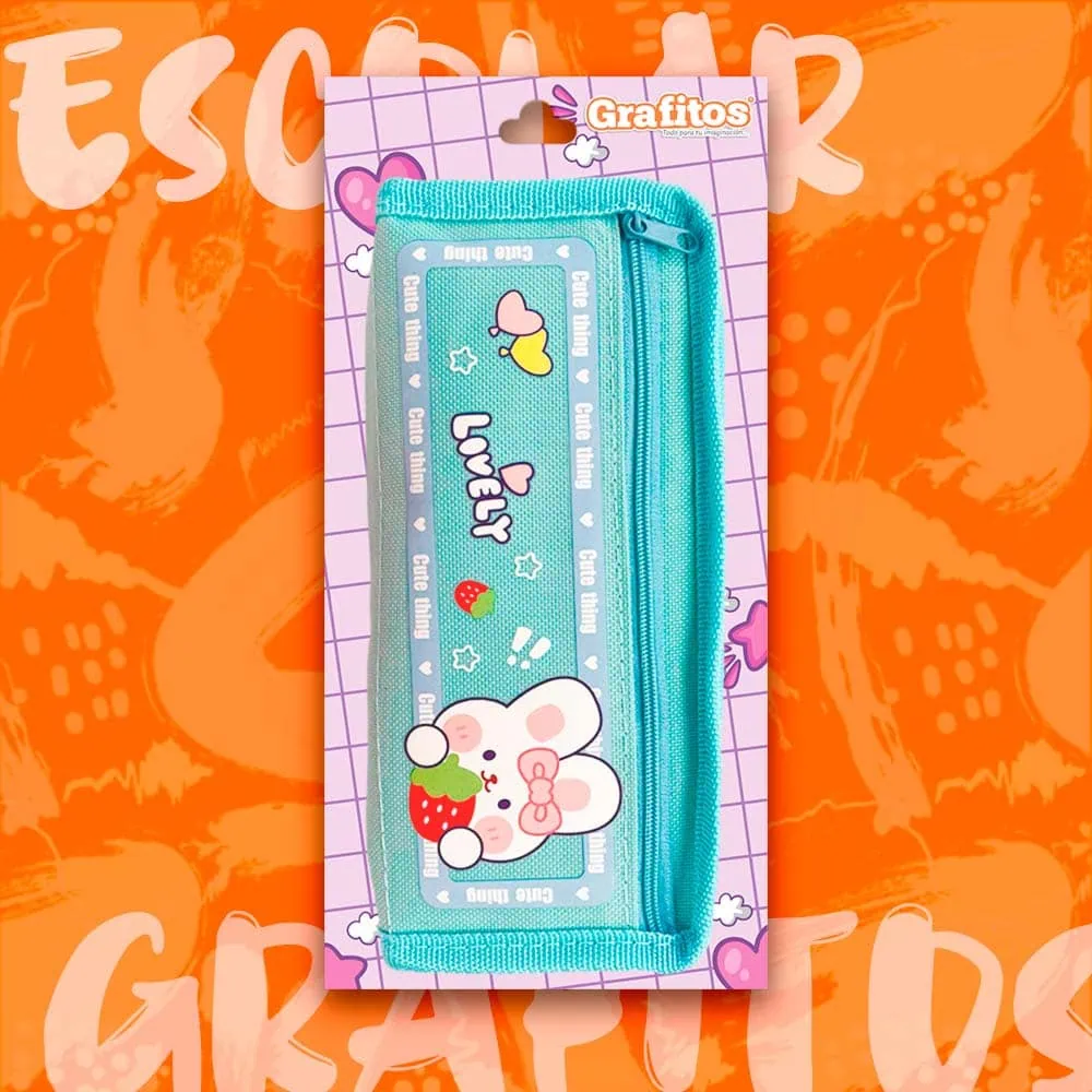 Cartuchera con Diseños Kawaii Lovely
