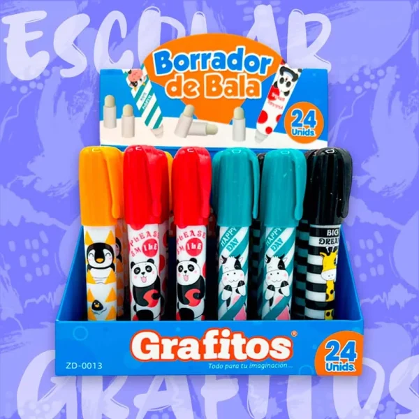 Borrador de Bala: Diseño Kawaii y Máxima Funcionalidad