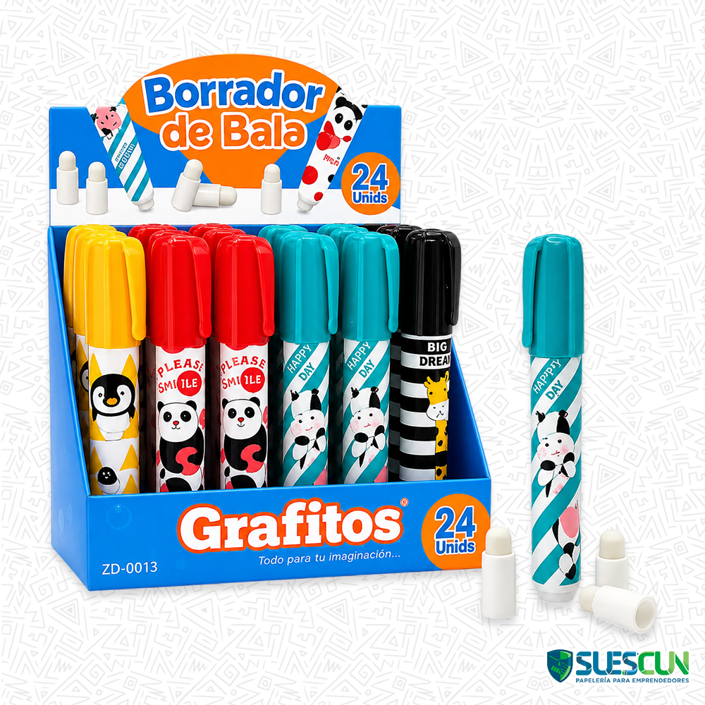 Borrador Bala Grafitos