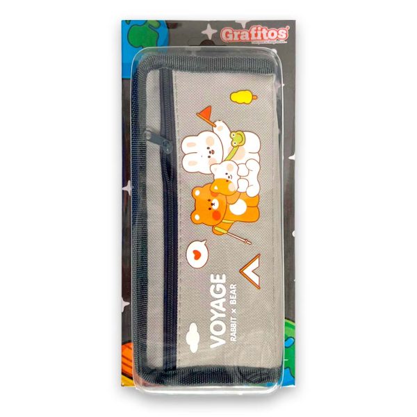 Cartuchera Kawaii Grafitos Osos - Imagen 2