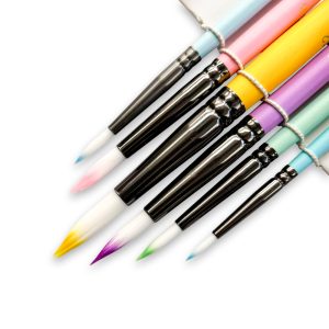 Set Pinceles Redondos Grafitos x6