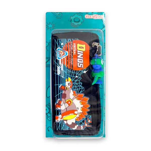 Cartuchera de Dinos con Llavero - Imagen 2