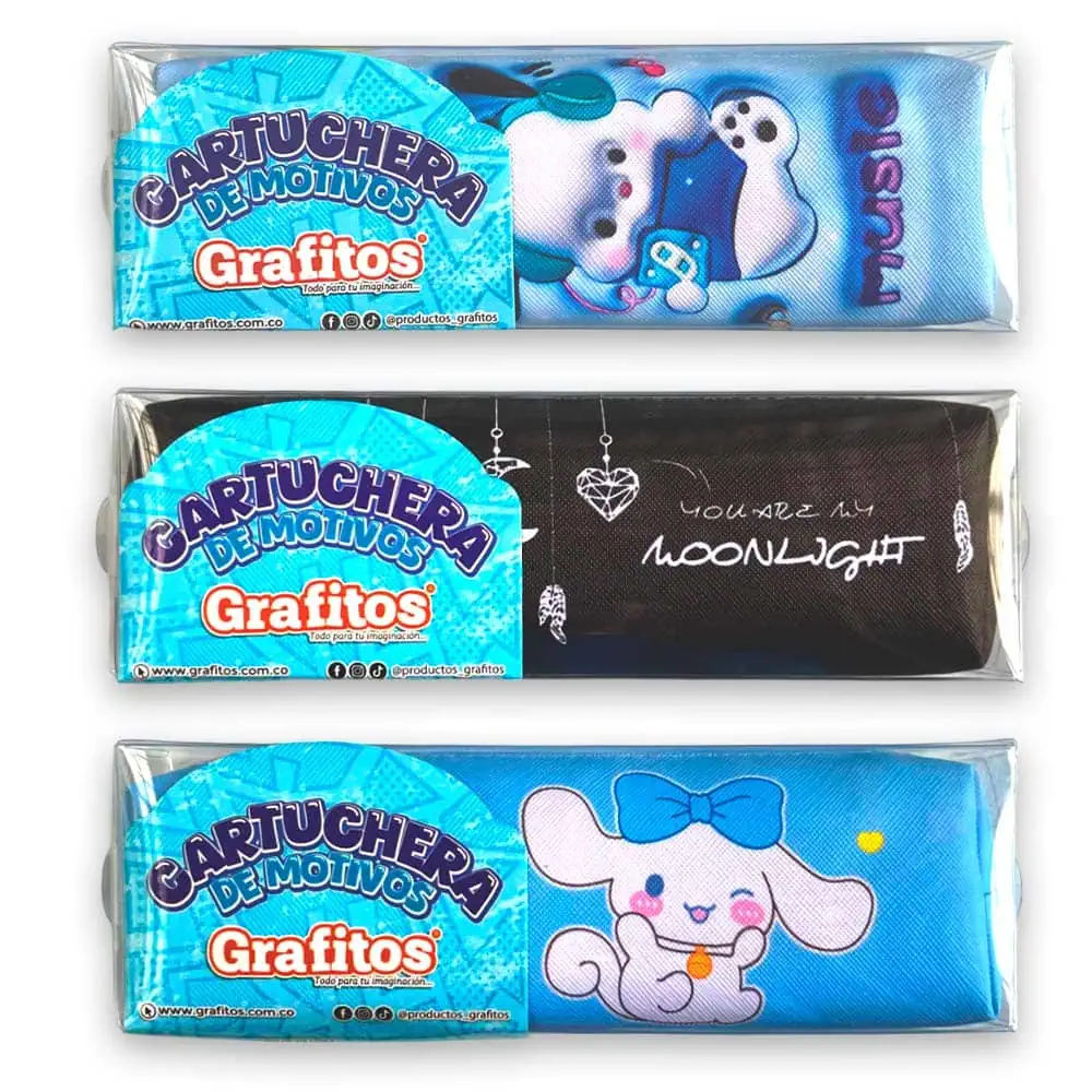 Cartuchera de Diseños Kawaii Surtidos - Imagen 5