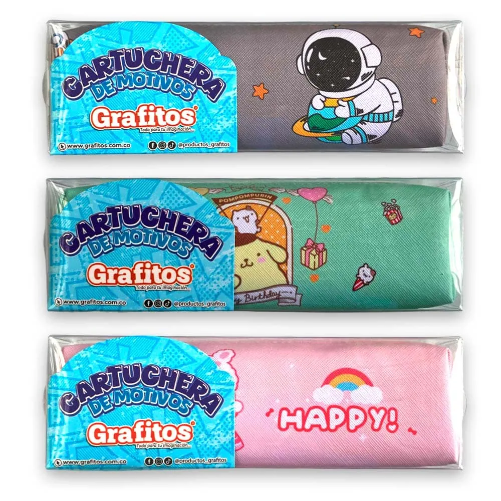Cartuchera de Diseños Kawaii Surtidos - Imagen 4