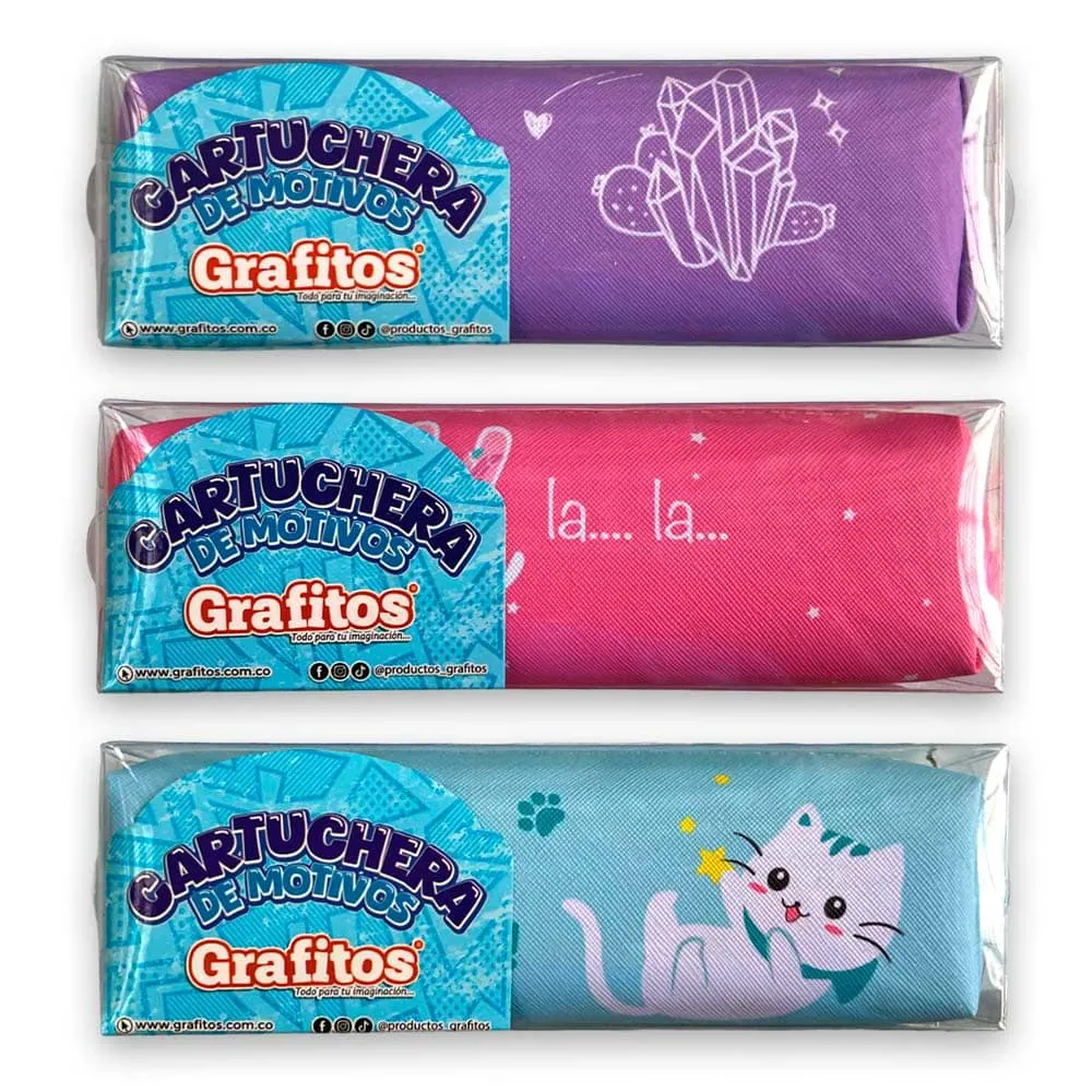 Cartuchera de Diseños Kawaii Surtidos - Imagen 3