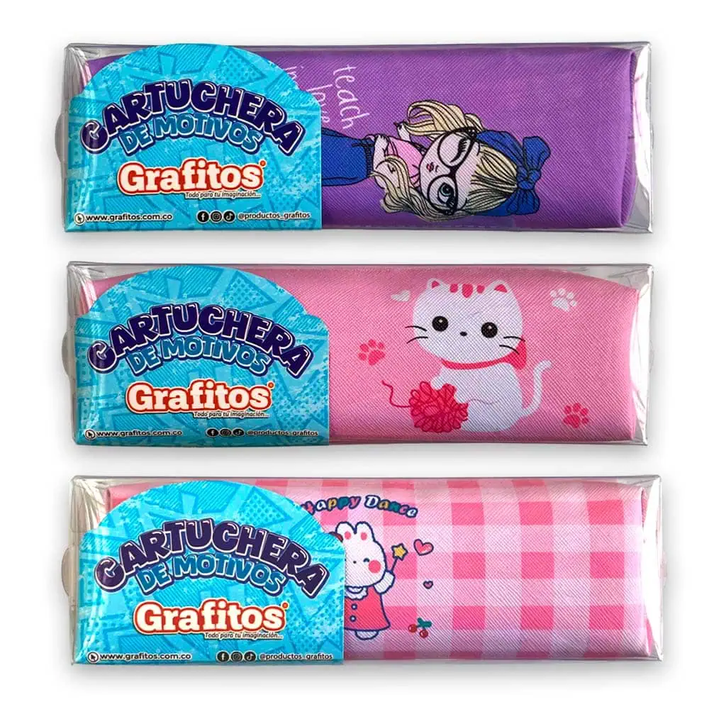 Cartuchera de Diseños Kawaii Surtidos - Imagen 2