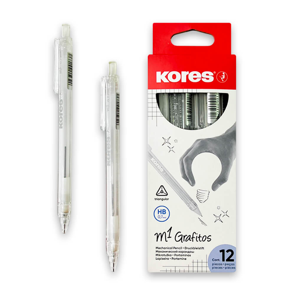 Portaminas KORES M1 Grafitos Traslúcido