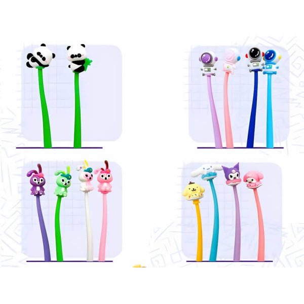 Bolígrafos Kwaii Gel Flexibles