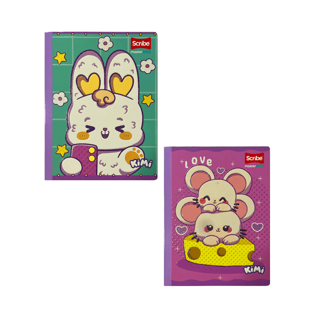 Cuaderno Scribe Kimi 50 Hojas Rayado
