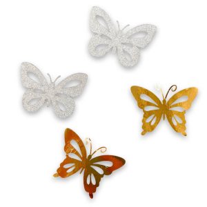 Figuras de Cartulina Holográfica Mariposa