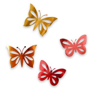 Figuras de Cartulina Holográfica Mariposa