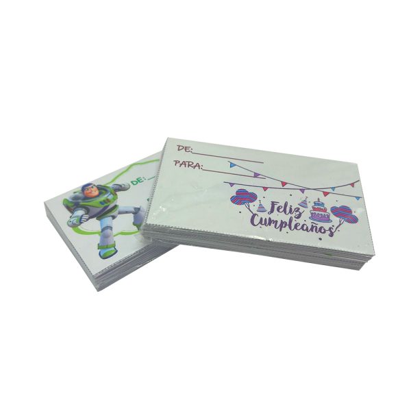 Tarjetas De Y Para Paquete x50