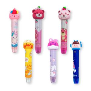 Borrador Retráctil Kawaii Motivos