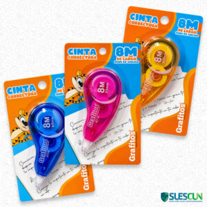 Corrector de Cinta Grafitos 8 Mts