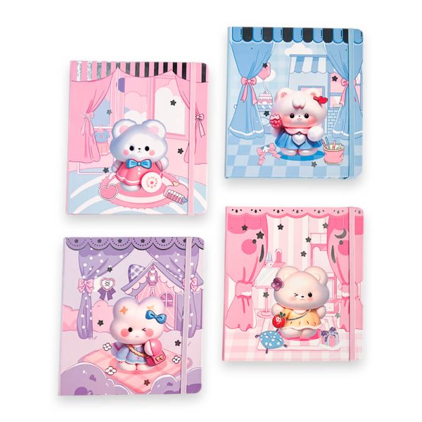 Agenda Kawaii Cuadrada Motivos