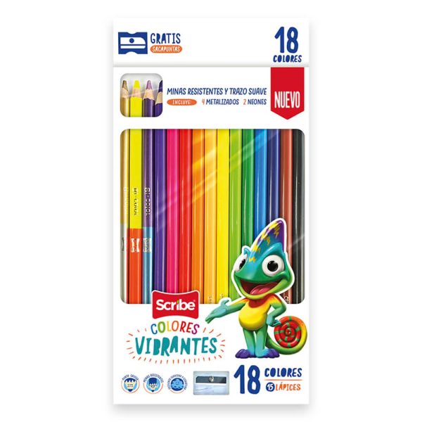 Colores Scribe Redondos x18
