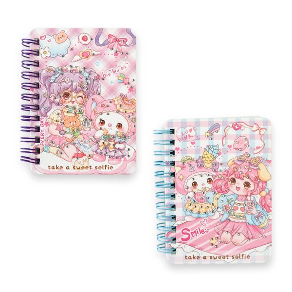 Libreta Argollada Con Cristales TZA78018