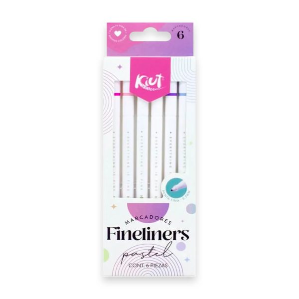 Marcadores Fineliners 0.7mm x6