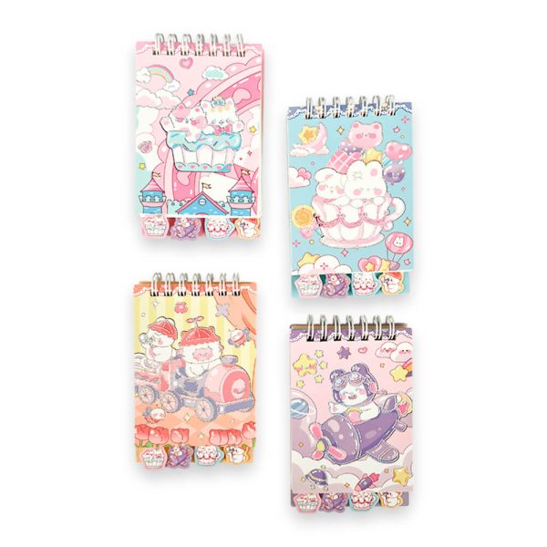 Libreta Argollada Mini Vertical 4 Pestañas Fza 701/703/704 - Imagen 3