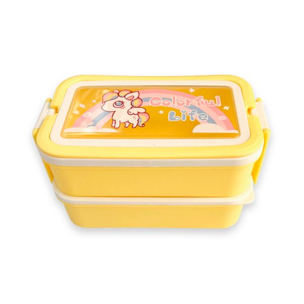 Portacomida Kawaii Tapa Traslucido
