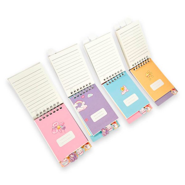 Libreta Kawaii Rayada Motivos