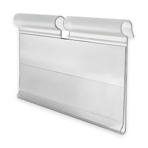 Porta Precios Traslucido Económico