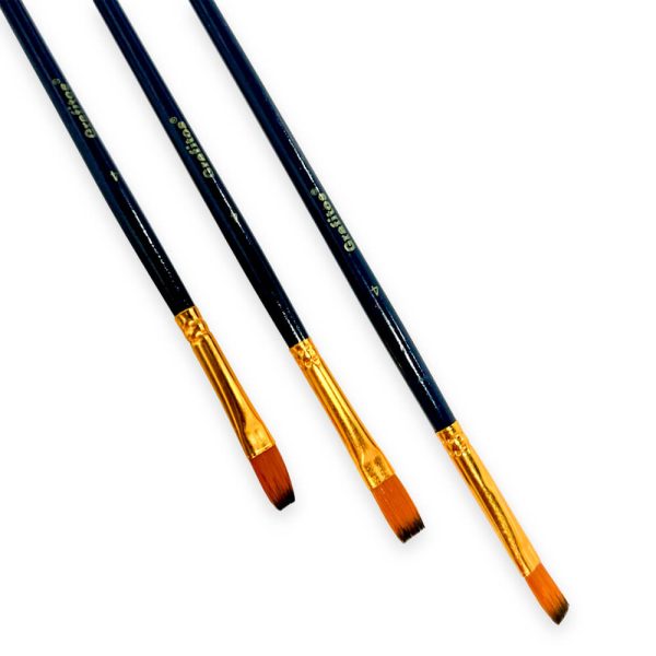 Set Pinceles Planos SU-385-4