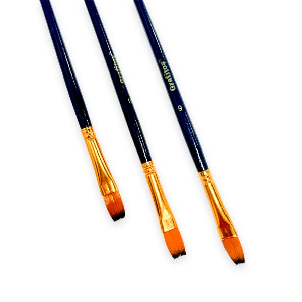 Set Pinceles Planos SU-385-6 - Imagen 2