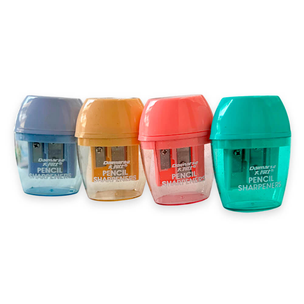 Sacapunta Doble Traslucido DMS-170