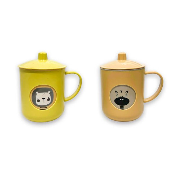Pocillos Plásticos Kawaii Animalitos