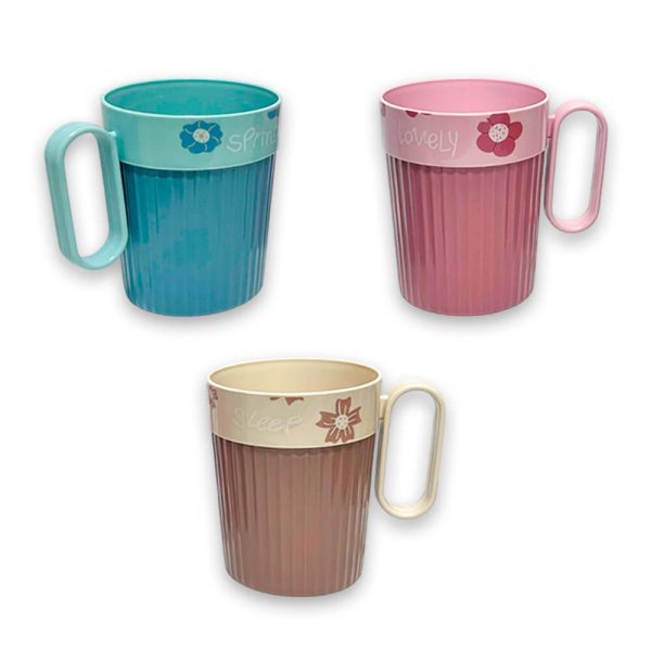 Pocillos Plásticos Kawaii Ondulados