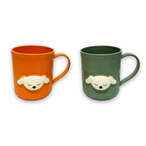 Pocillos Plásticos Kawaii Perrito 3D