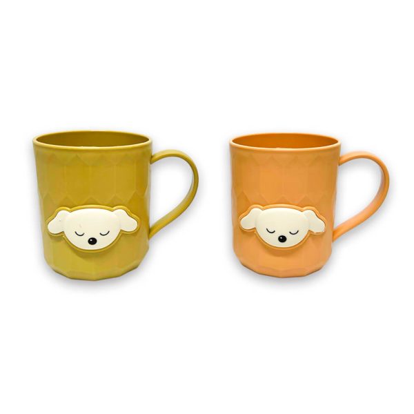 Pocillos Plásticos Kawaii Perrito 3D - Imagen 2