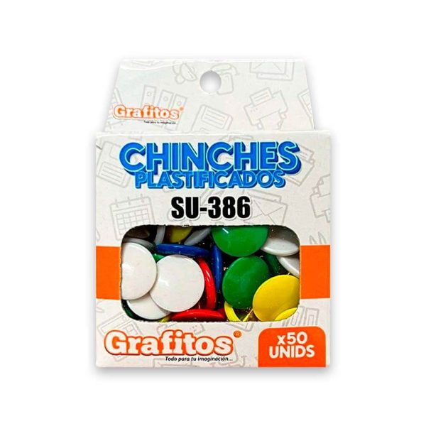 Chinches Plastificados Grafitos SU-386