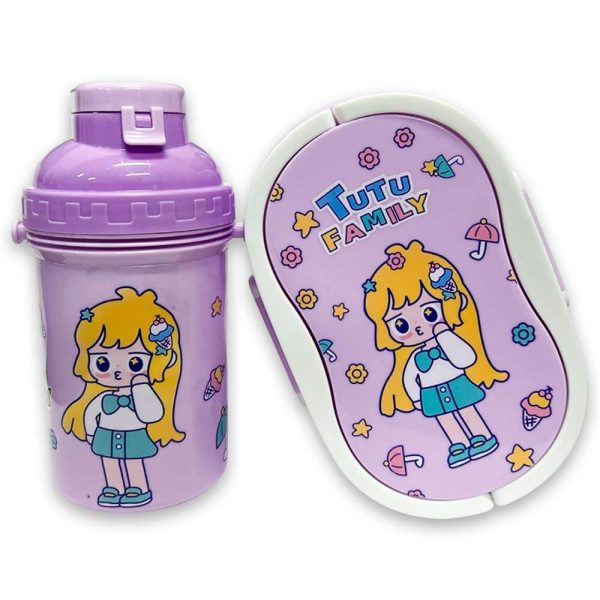 Portacomida Kawaii De Muñecas Con Termo