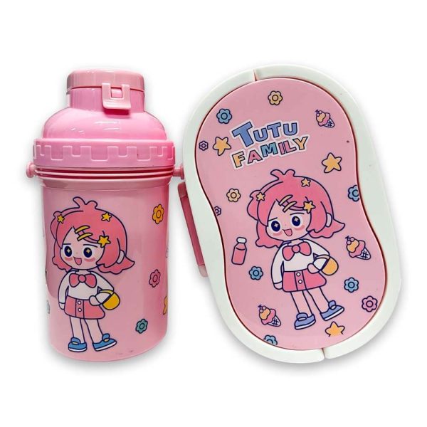 Portacomida Kawaii De Muñecas Con Termo