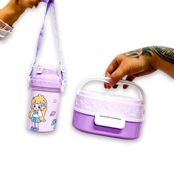 Portacomida Kawaii De Muñecas Con Termo
