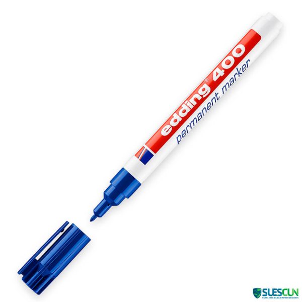 Marcador Permanente Edding 400 Azul