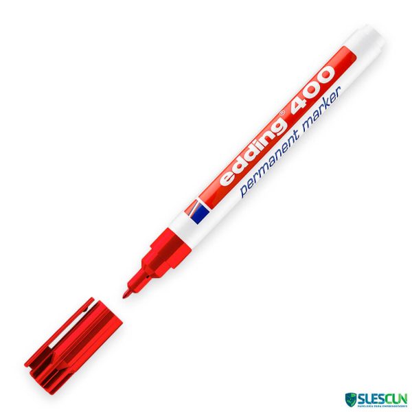Marcador Permanente Edding 400 Rojo