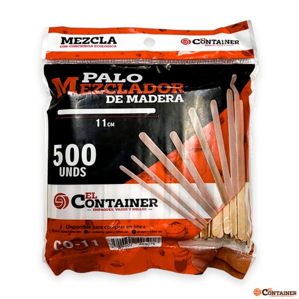 Palitos Mezcladores de Madera