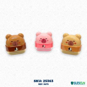 Sacapuntas Kawaii Motivos Kuromi/Capibara