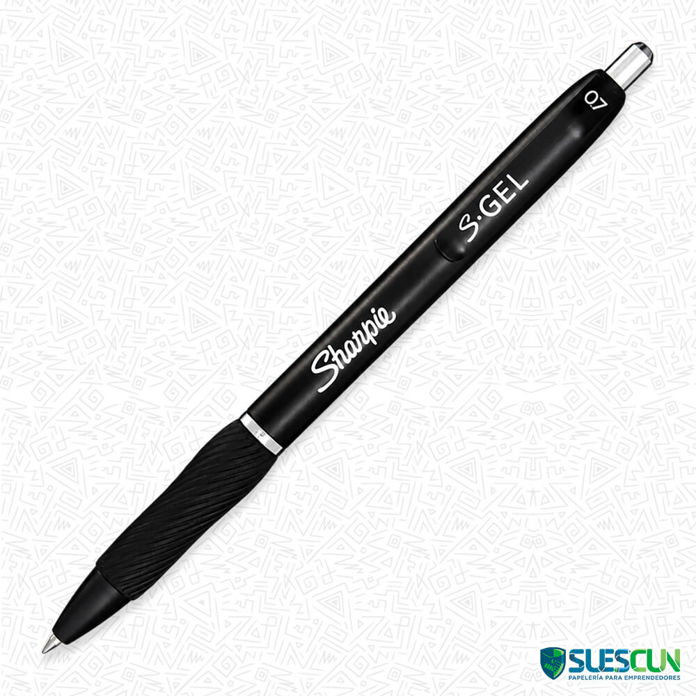 Bolígrafo Negro S-Gel Sharpie 0.7